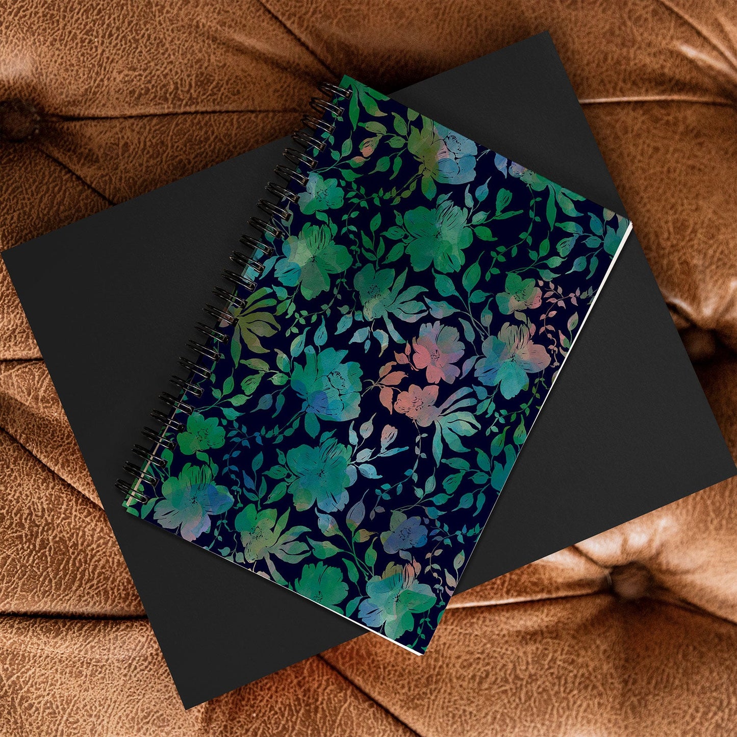 Marta Barragan Camarasa Lush Evening Botanicals Spiral Notebook