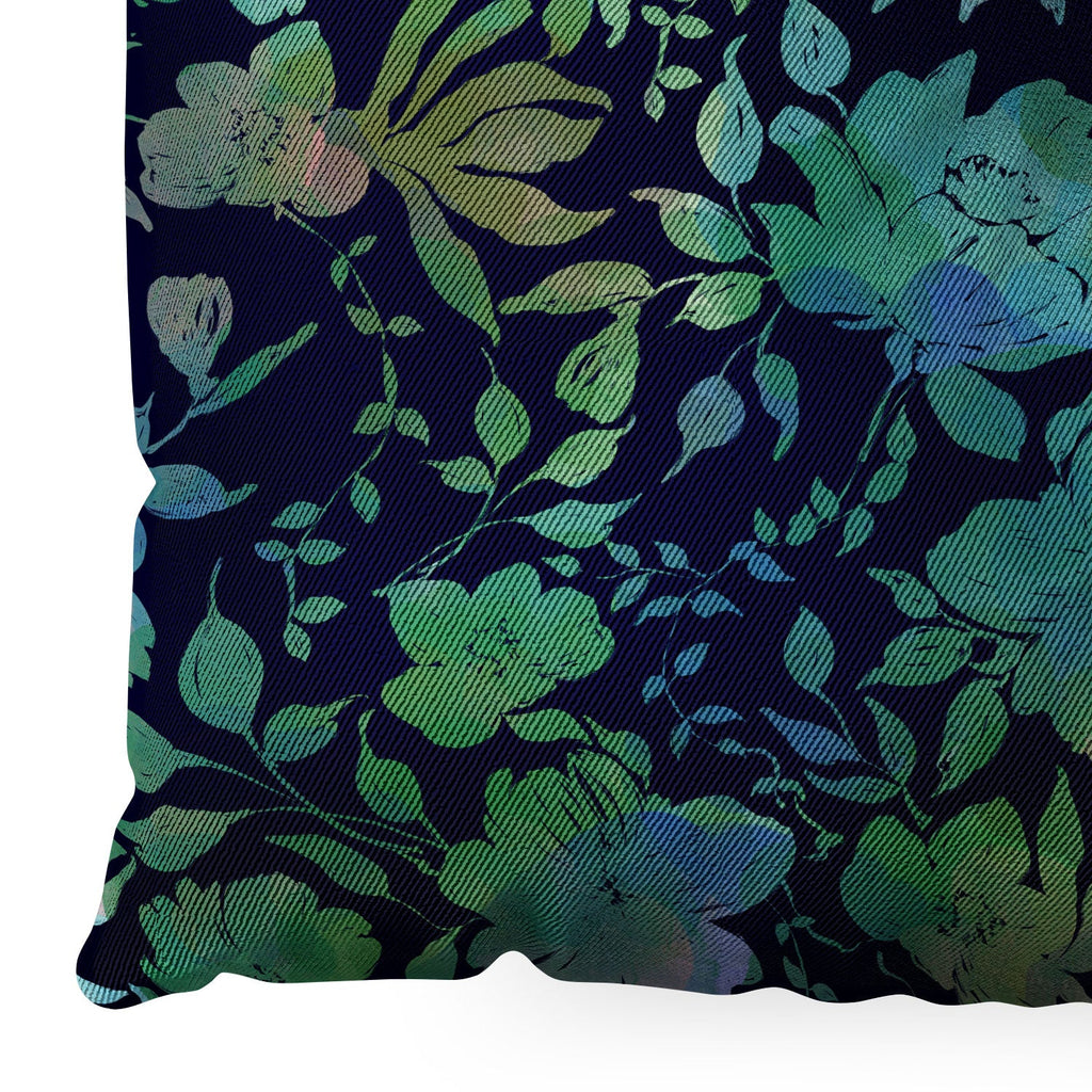 Marta Barragan Camarasa Lush Evening Botanicals Floor Pillow Square
