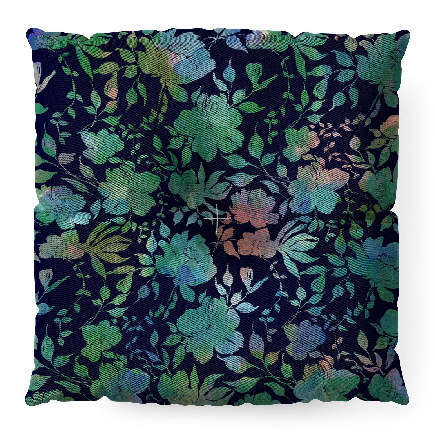 Marta Barragan Camarasa Lush Evening Botanicals Floor Pillow Square