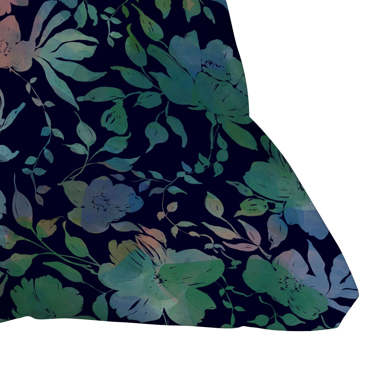 Marta Barragan Camarasa Lush Evening Botanicals Outdoor Throw Pillow