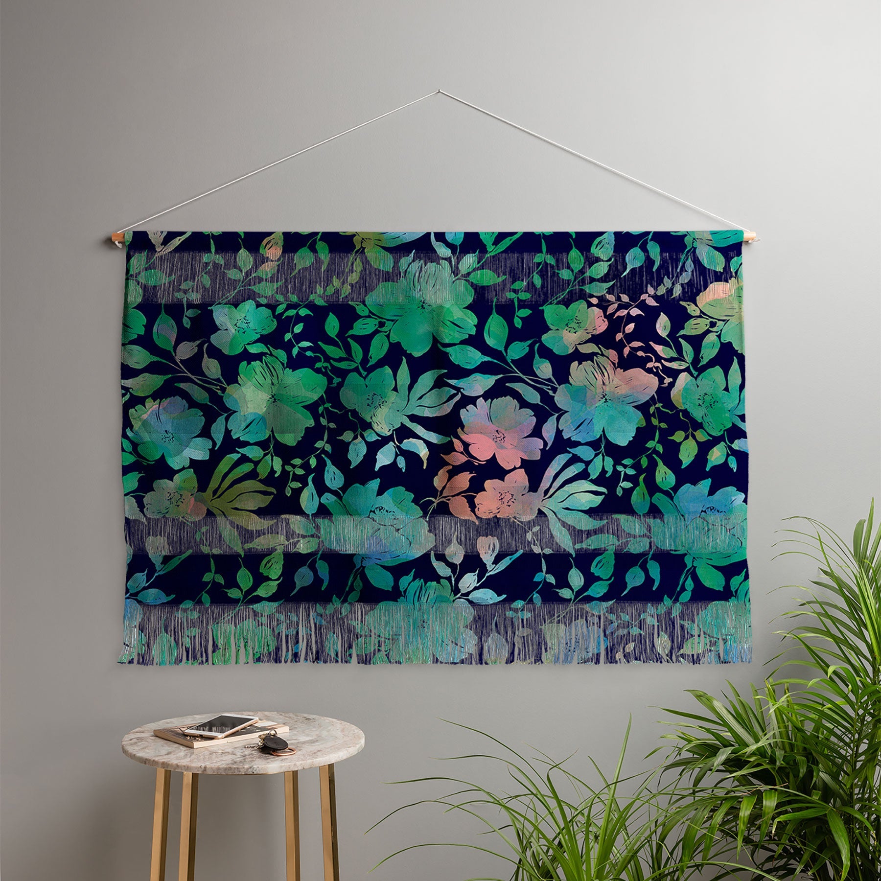 Marta Barragan Camarasa Lush Evening Botanicals Wall Hanging Landscape