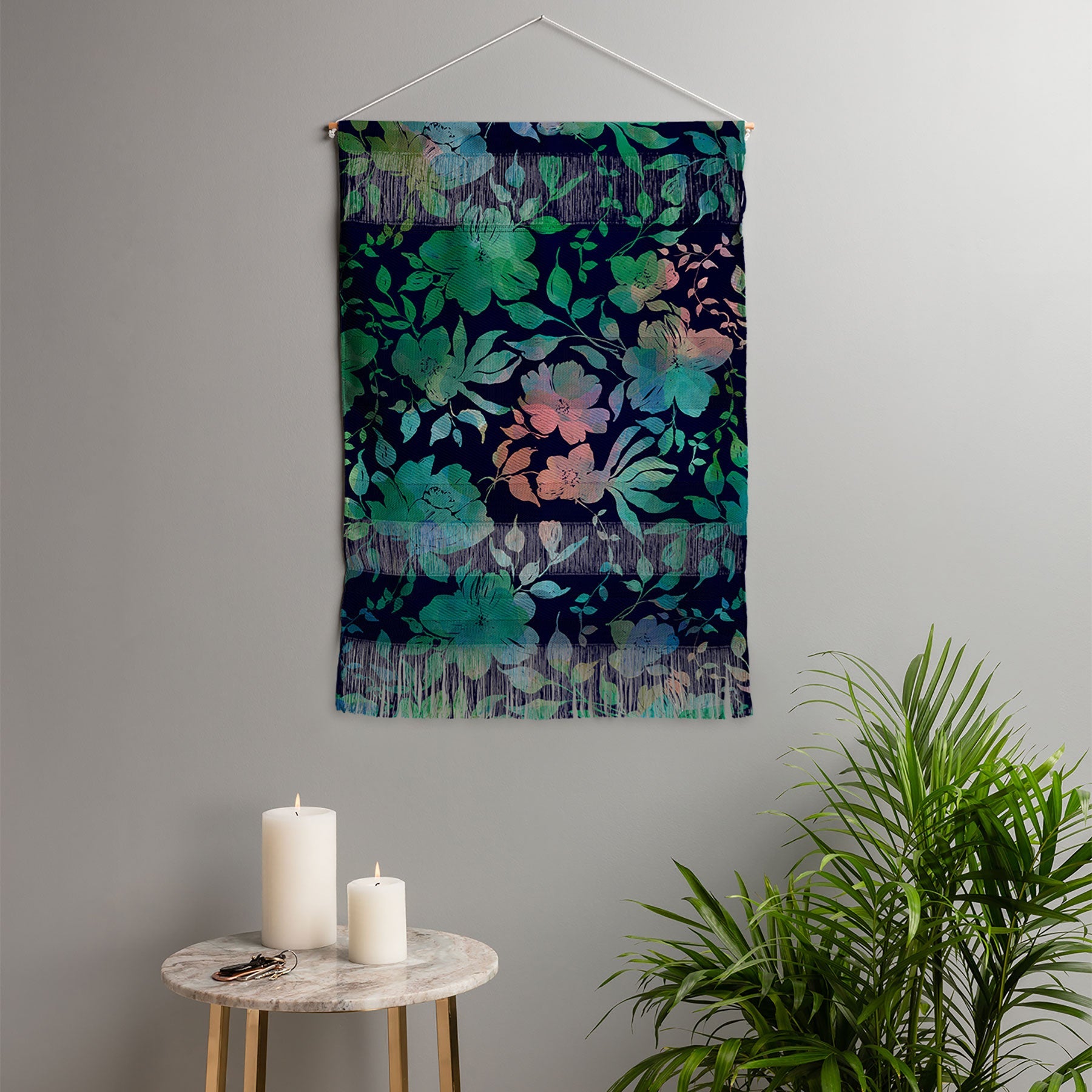 Marta Barragan Camarasa Lush Evening Botanicals Wall Hanging Portrait