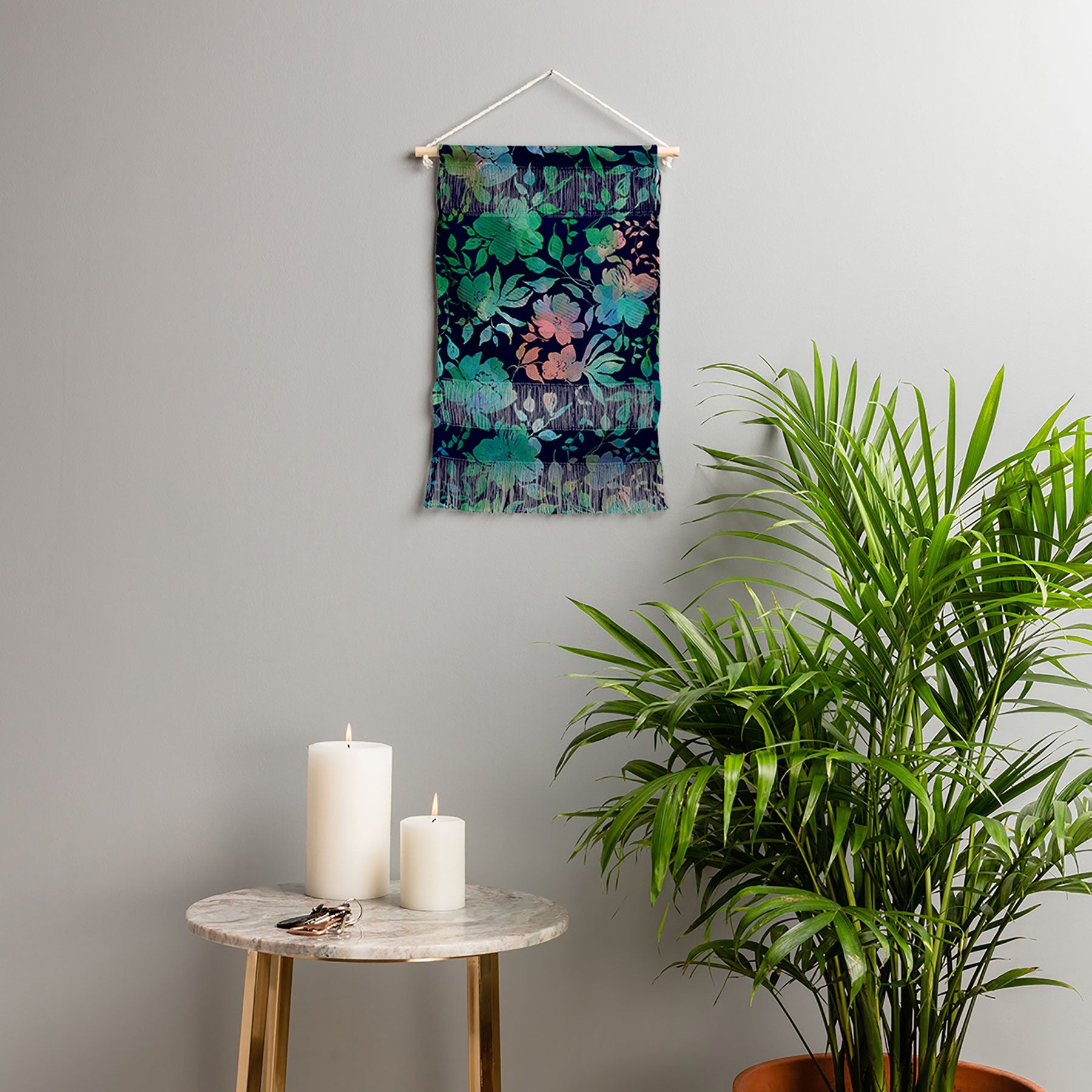 Marta Barragan Camarasa Lush Evening Botanicals Wall Hanging Portrait