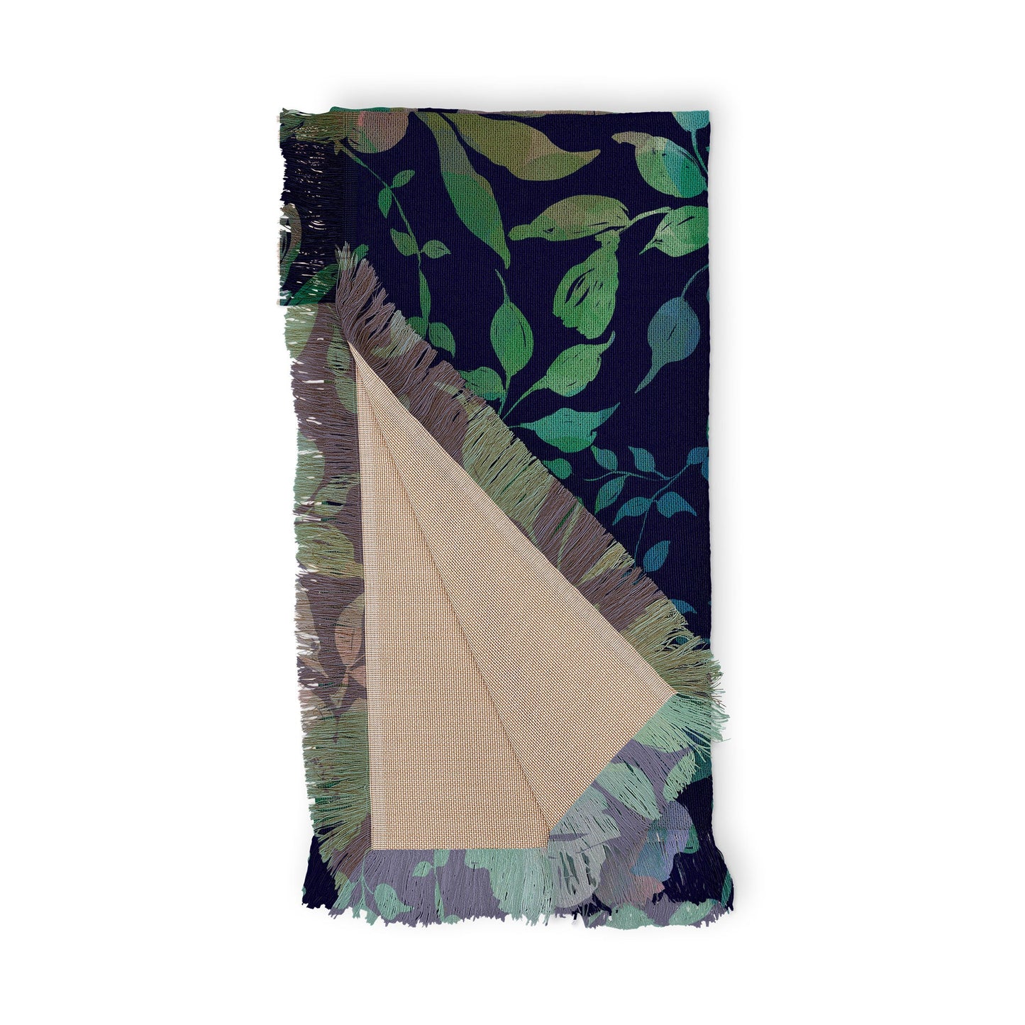 Marta Barragan Camarasa Lush Evening Botanicals Throw Blanket