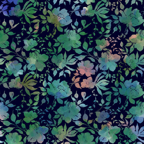 Marta Barragan Camarasa Lush Evening Botanicals Shower Curtain