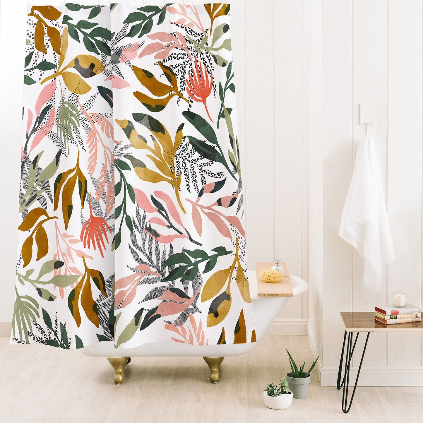 Marta Barragan Camarasa Modern Nature JL Shower Curtain