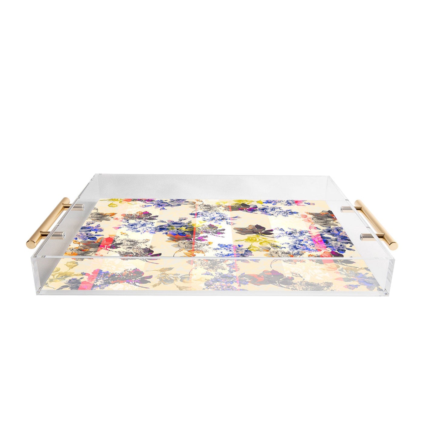 Marta Barragan Camarasa mosaic stripes Acrylic Tray