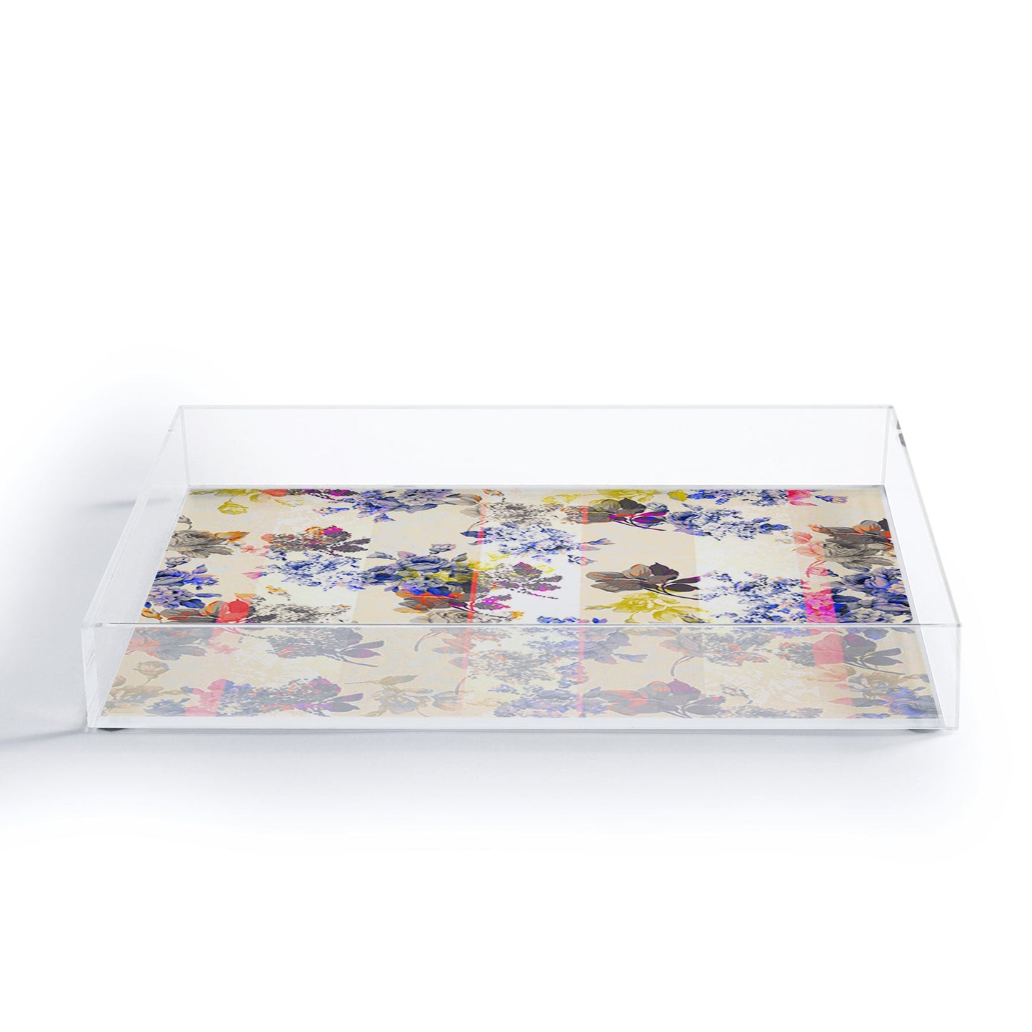 Marta Barragan Camarasa mosaic stripes Acrylic Tray