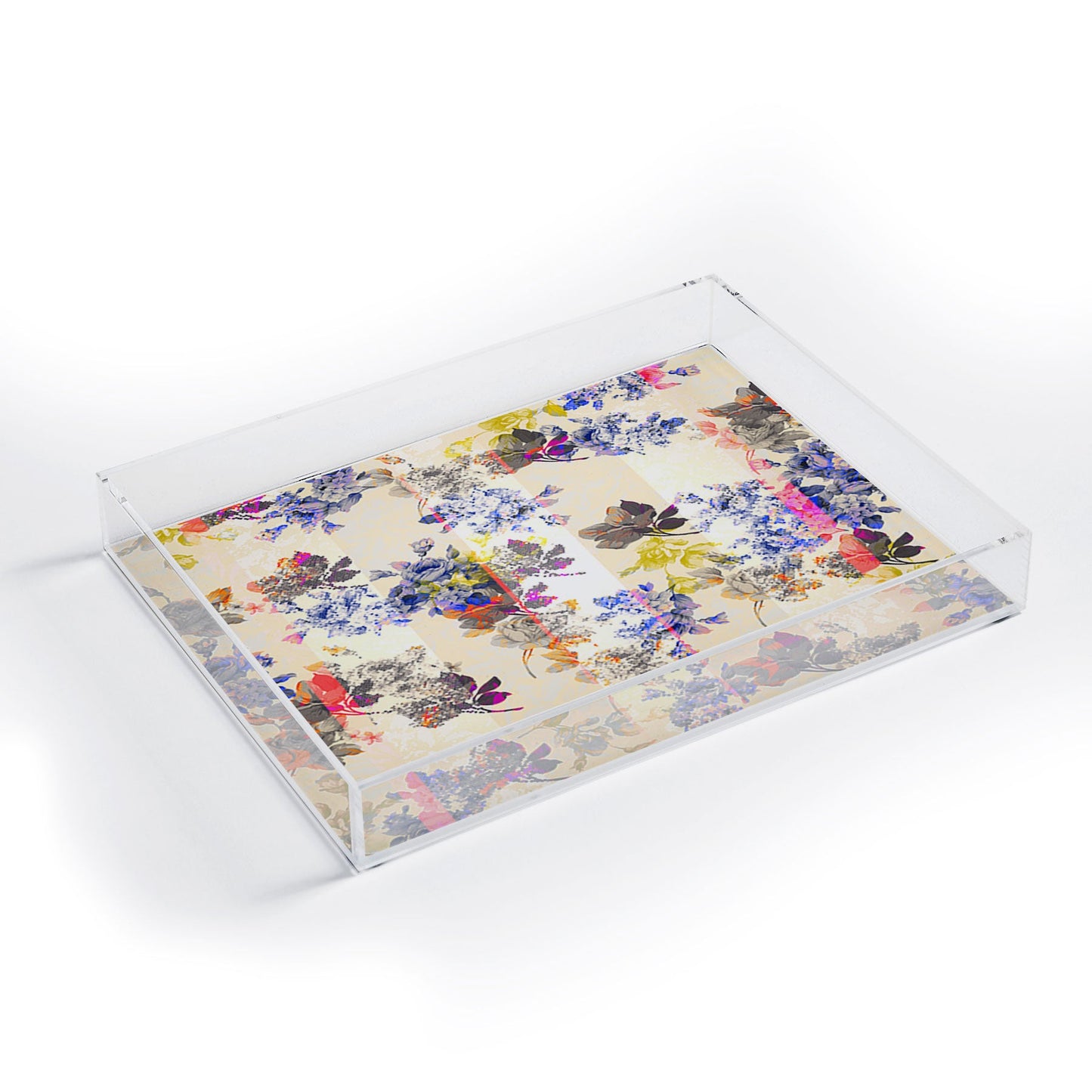 Marta Barragan Camarasa mosaic stripes Acrylic Tray