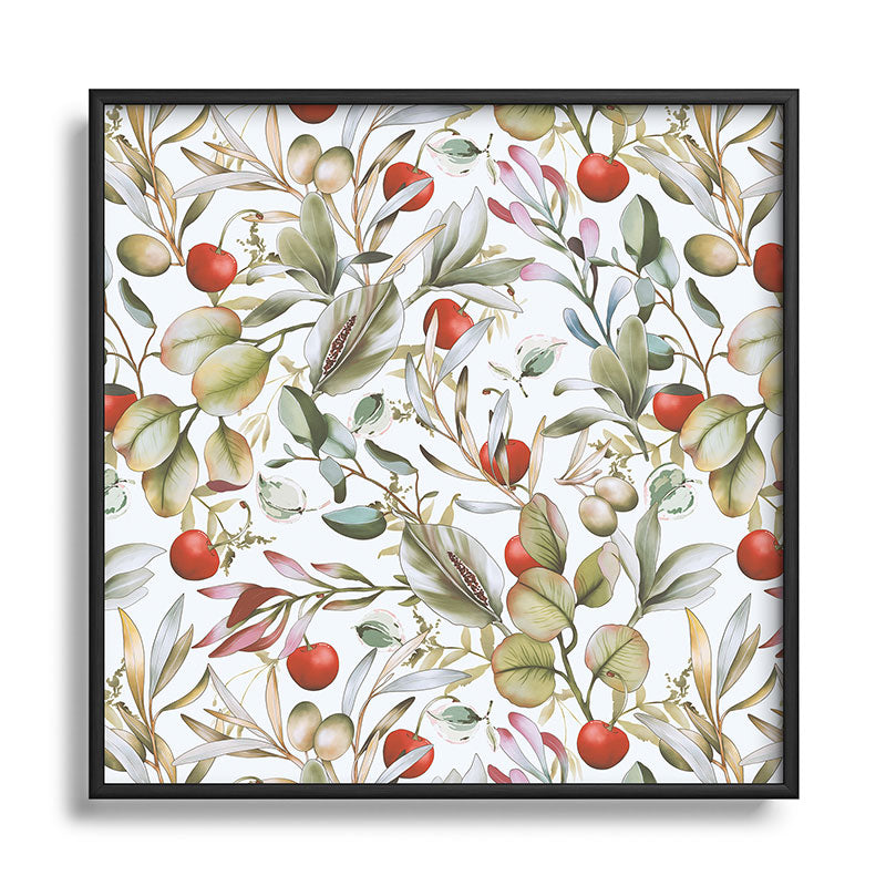 Marta Barragan Camarasa Orchard Elegance Serene Square Metal Framed Art Print