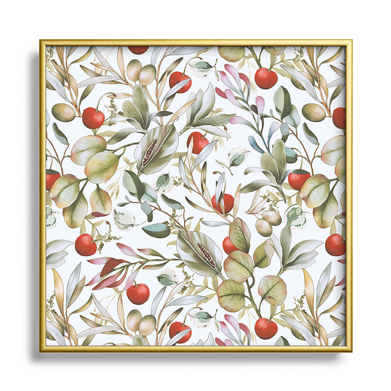 Marta Barragan Camarasa Orchard Elegance Serene Square Metal Framed Art Print