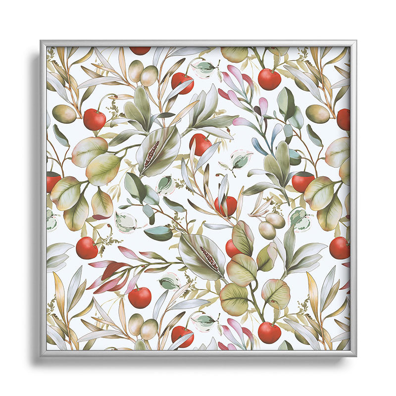 Marta Barragan Camarasa Orchard Elegance Serene Square Metal Framed Art Print