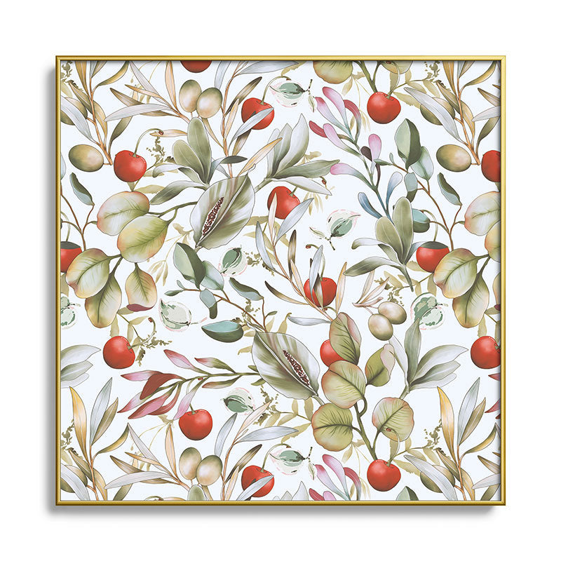Marta Barragan Camarasa Orchard Elegance Serene Square Metal Framed Art Print