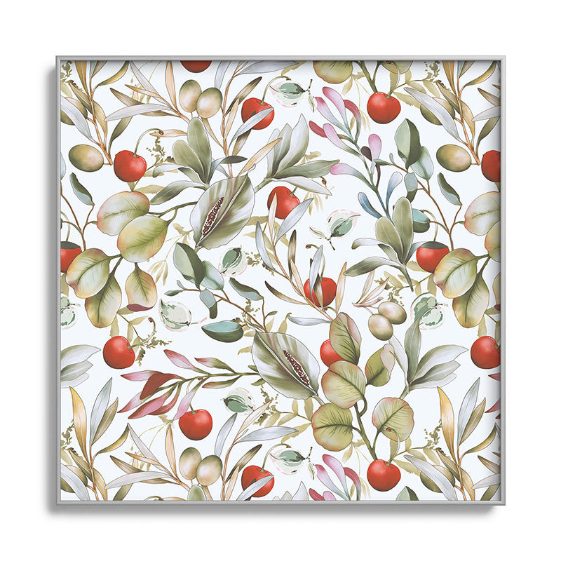 Marta Barragan Camarasa Orchard Elegance Serene Square Metal Framed Art Print