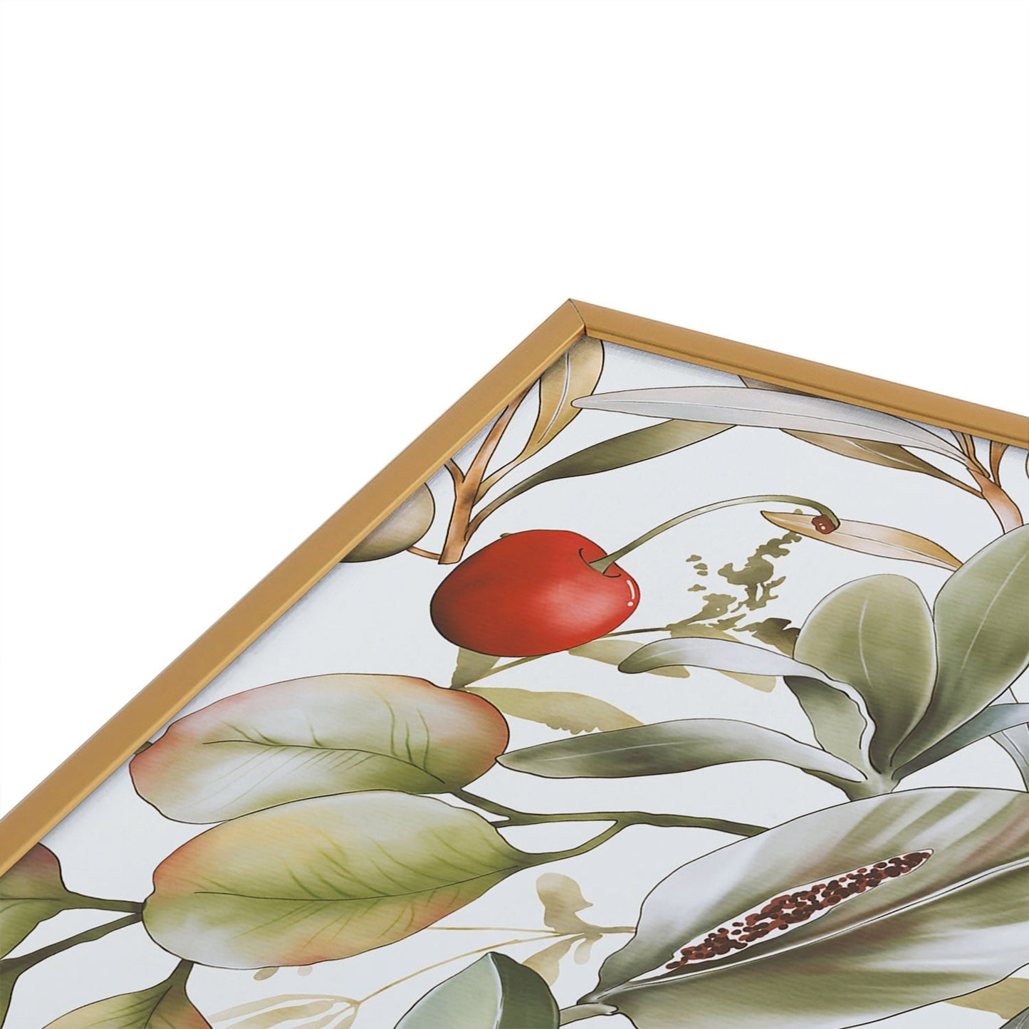 Marta Barragan Camarasa Orchard Elegance Serene Square Metal Framed Art Print