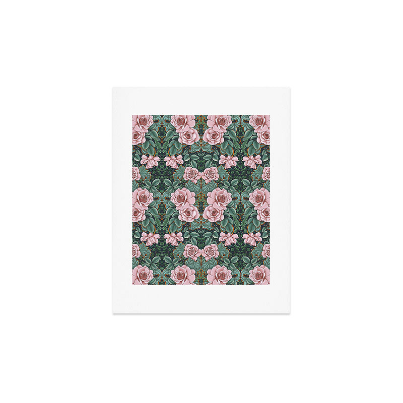 Marta Barragan Camarasa Ornate Vintage Rose Garden Art Print