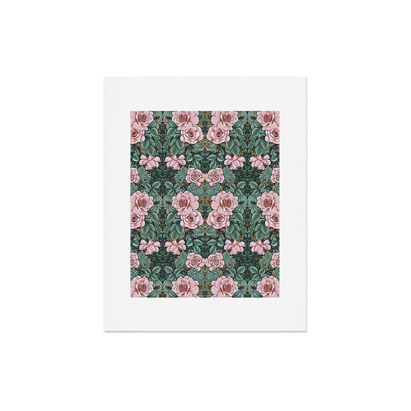 Marta Barragan Camarasa Ornate Vintage Rose Garden Art Print