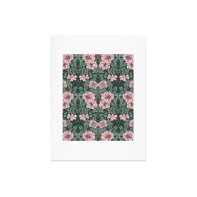 Marta Barragan Camarasa Ornate Vintage Rose Garden Art Print