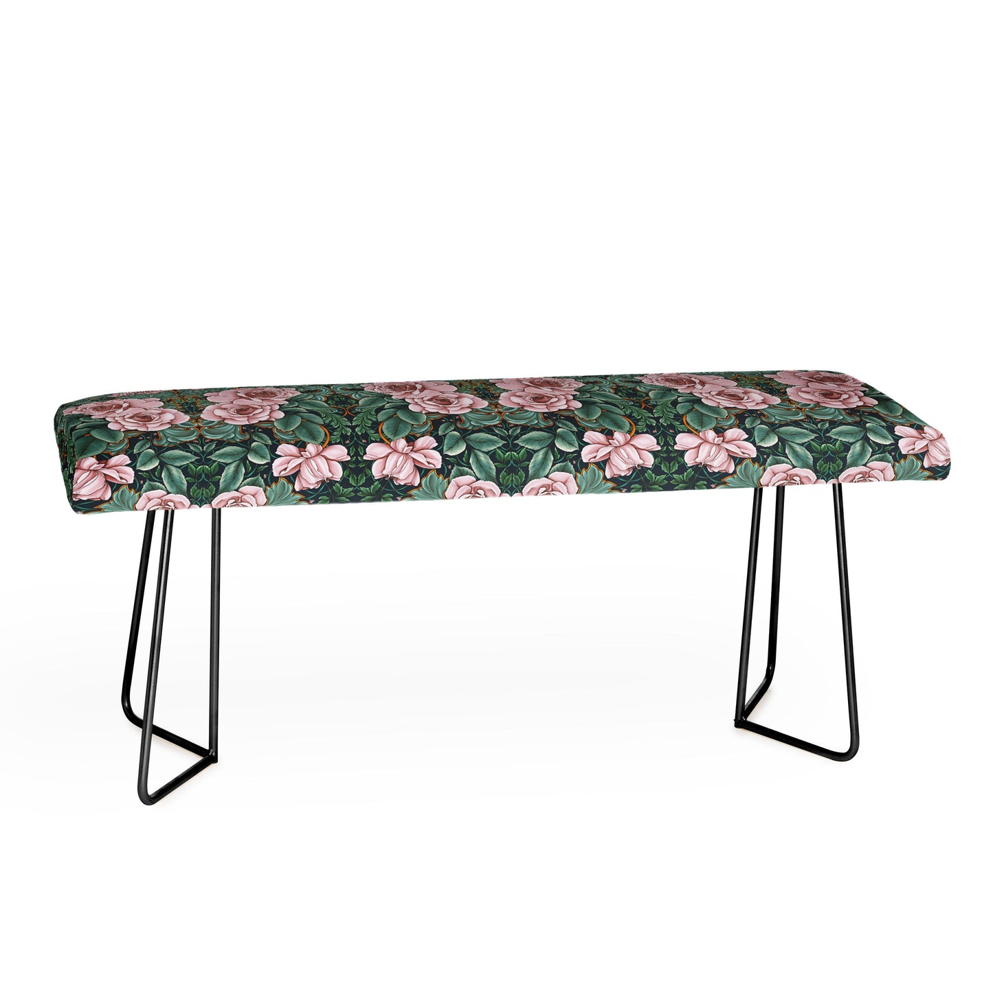 Marta Barragan Camarasa Ornate Vintage Rose Garden Bench