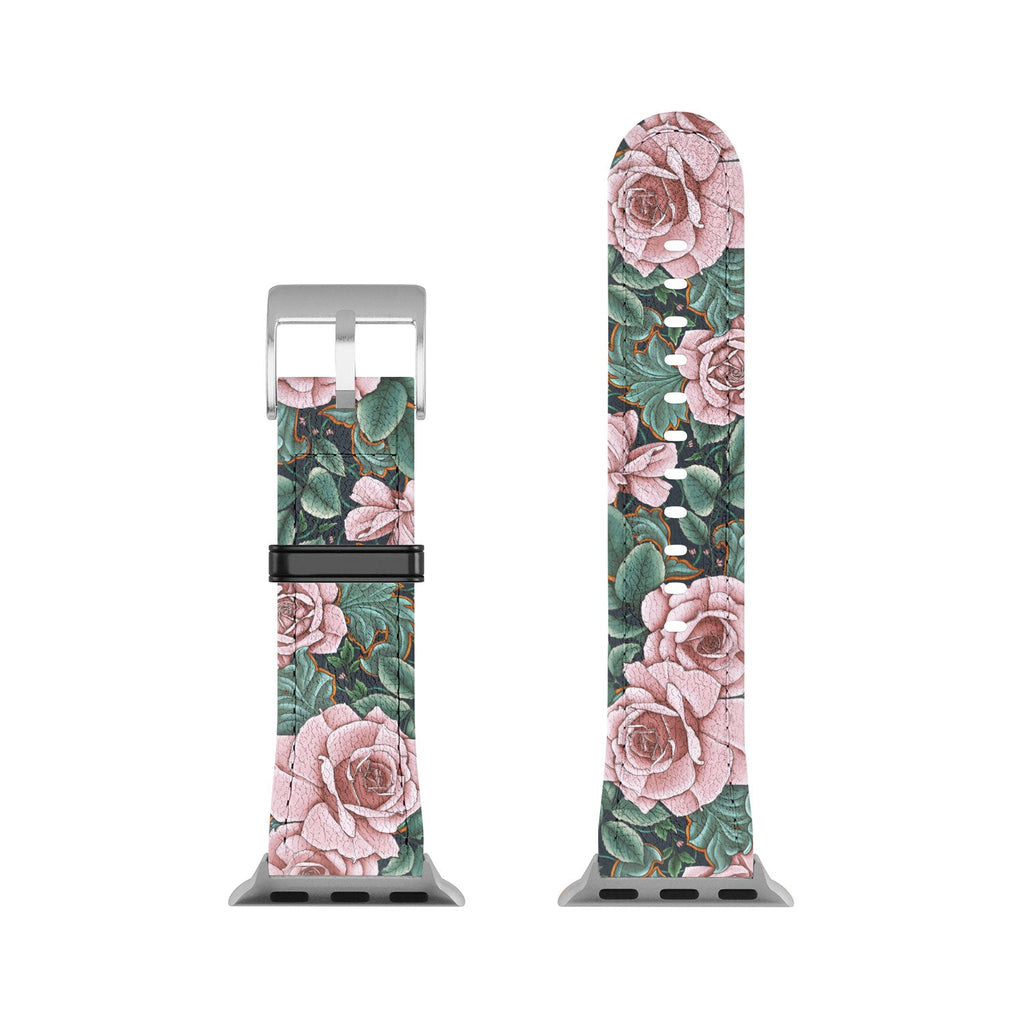 Marta Barragan Camarasa Ornate Vintage Rose Garden Apple Watch Band