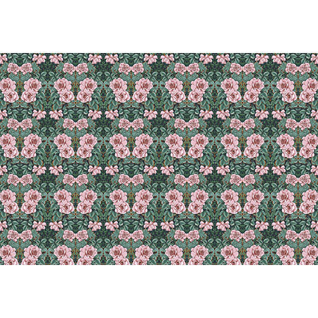 Marta Barragan Camarasa Ornate Vintage Rose Garden Wall Mural