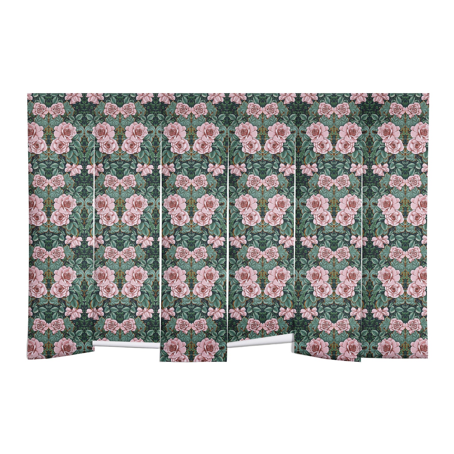 Marta Barragan Camarasa Ornate Vintage Rose Garden Wall Mural