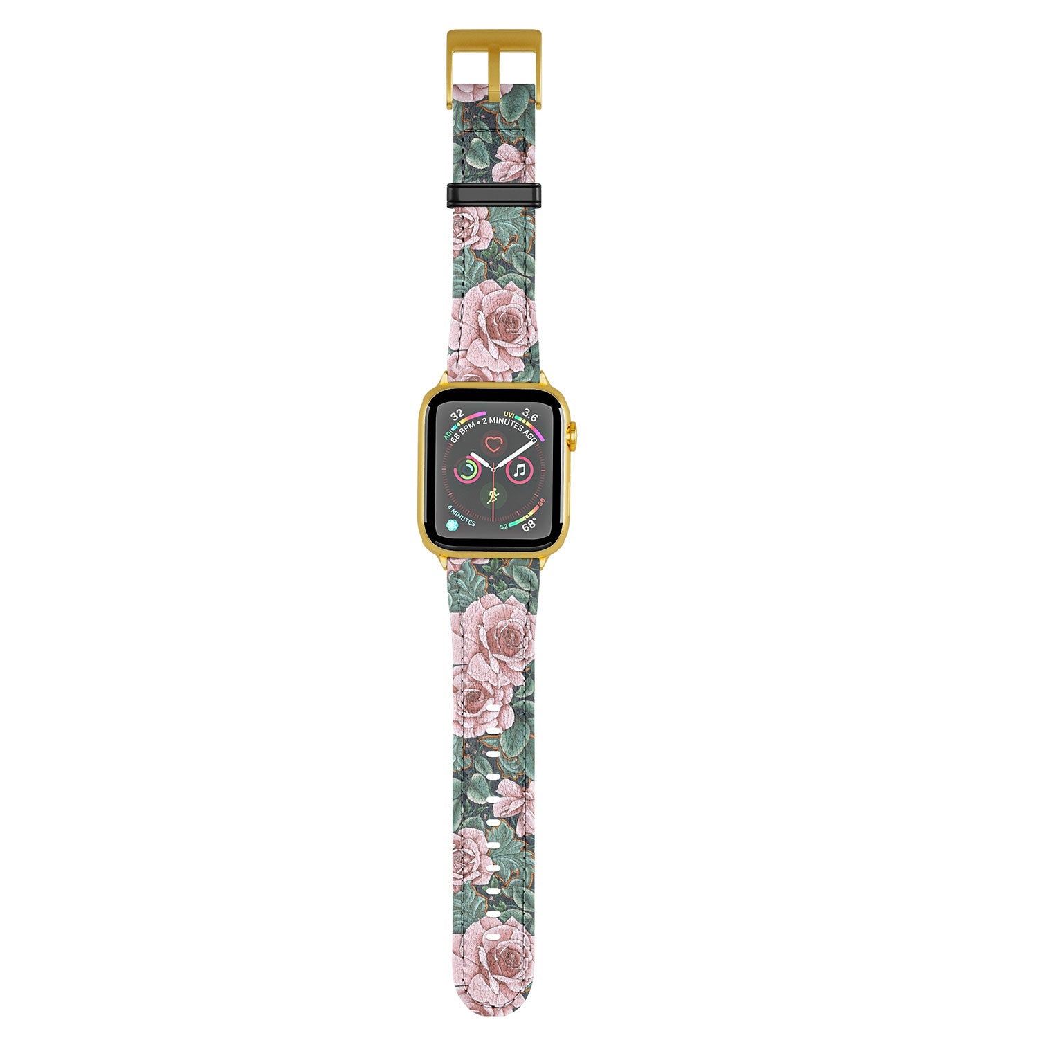 Marta Barragan Camarasa Ornate Vintage Rose Garden Apple Watch Band