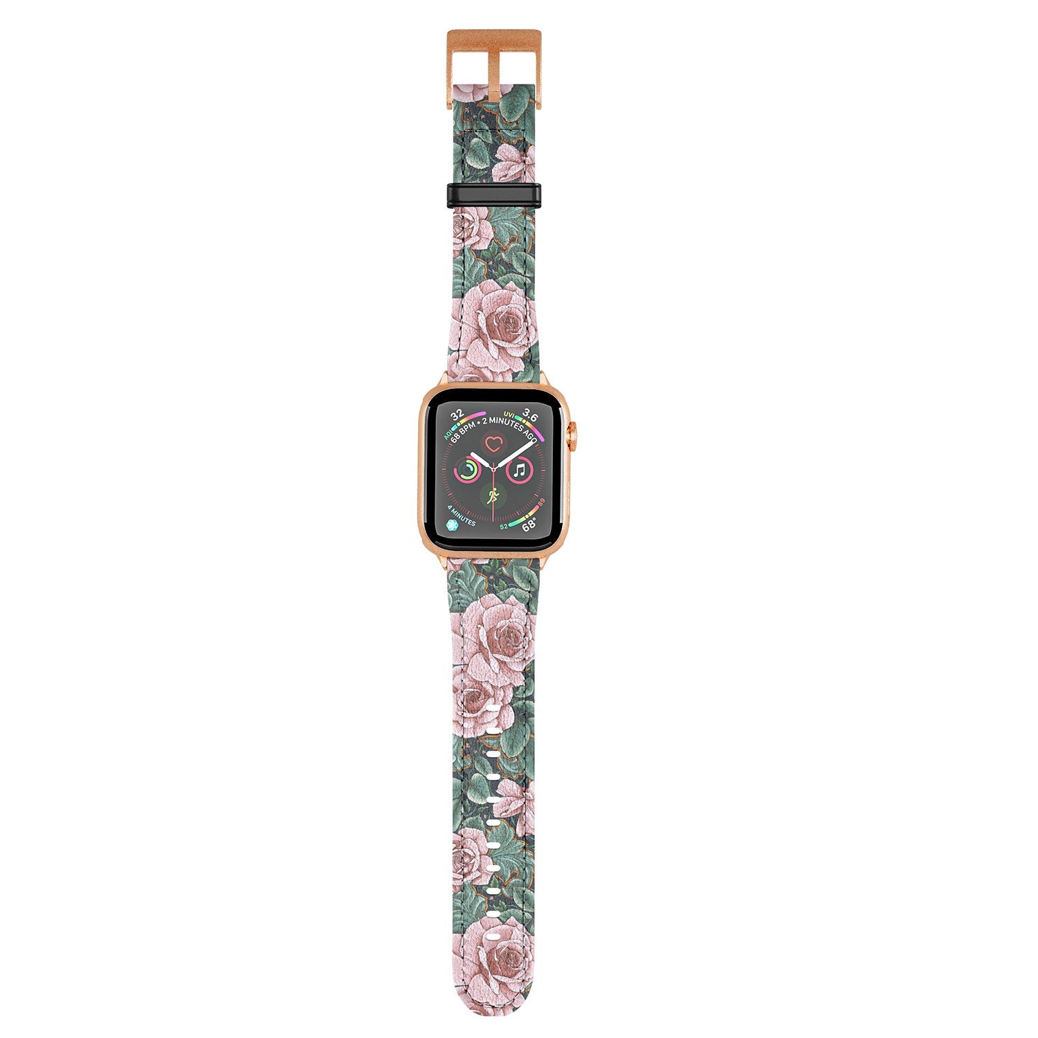 Marta Barragan Camarasa Ornate Vintage Rose Garden Apple Watch Band
