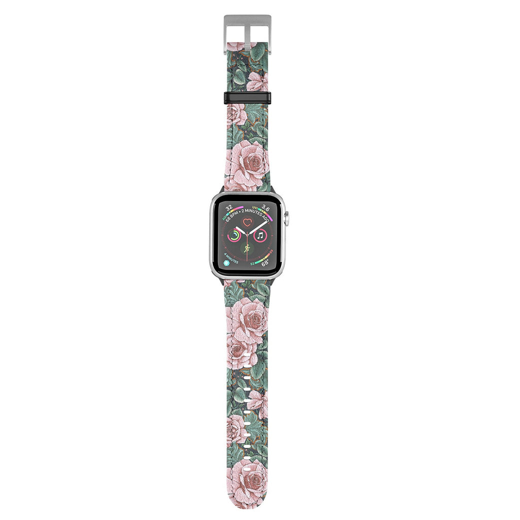 Marta Barragan Camarasa Ornate Vintage Rose Garden Apple Watch Band