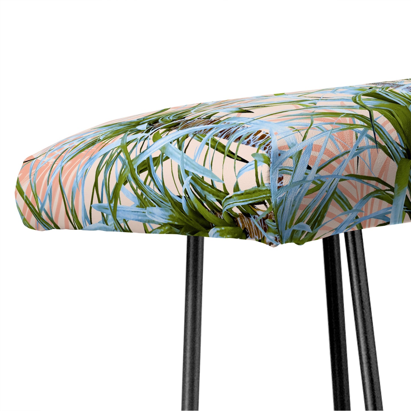 Marta Barragan Camarasa Pastel palm trees Bench