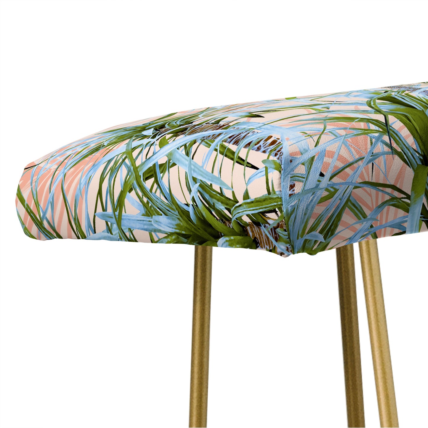 Marta Barragan Camarasa Pastel palm trees Bench
