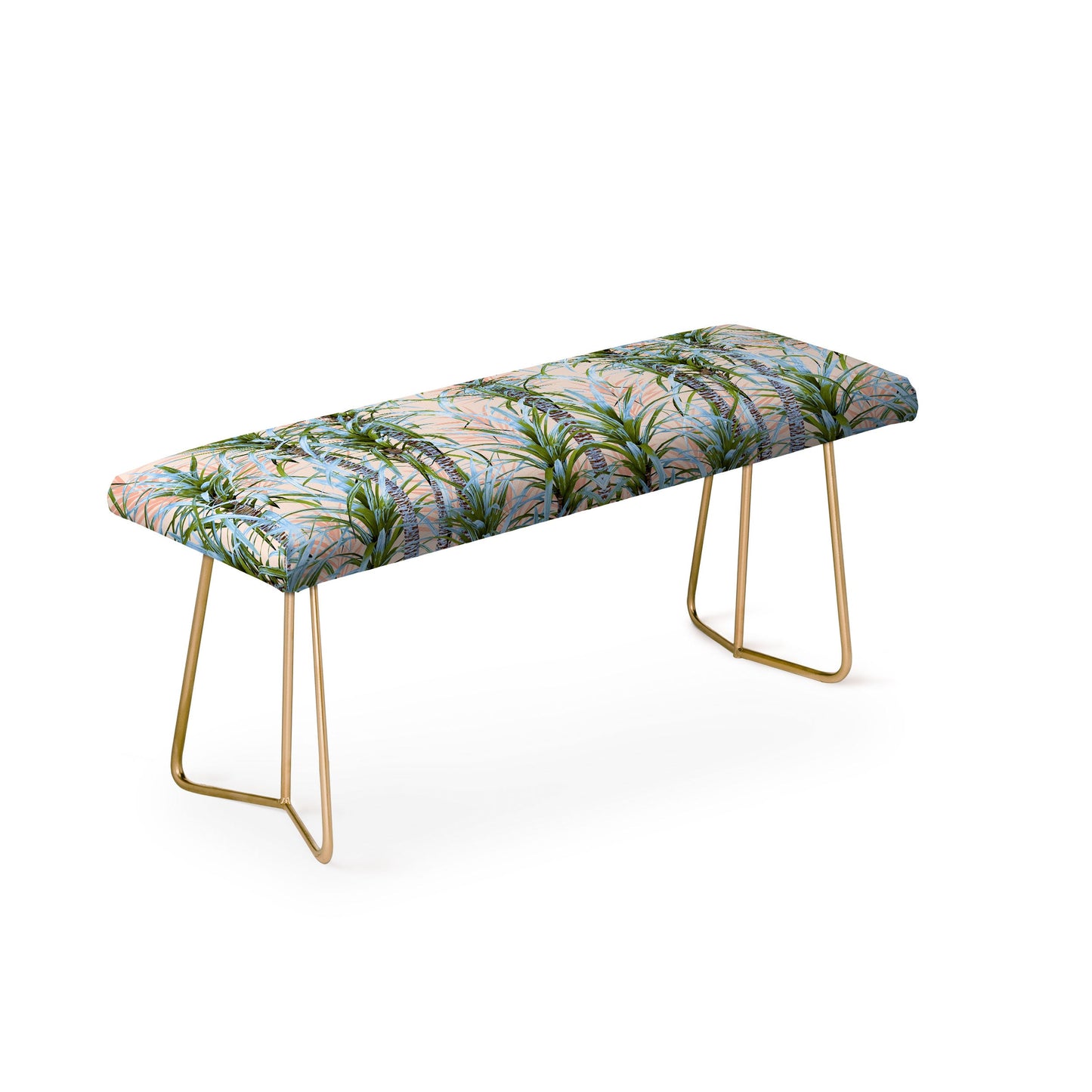 Marta Barragan Camarasa Pastel palm trees Bench