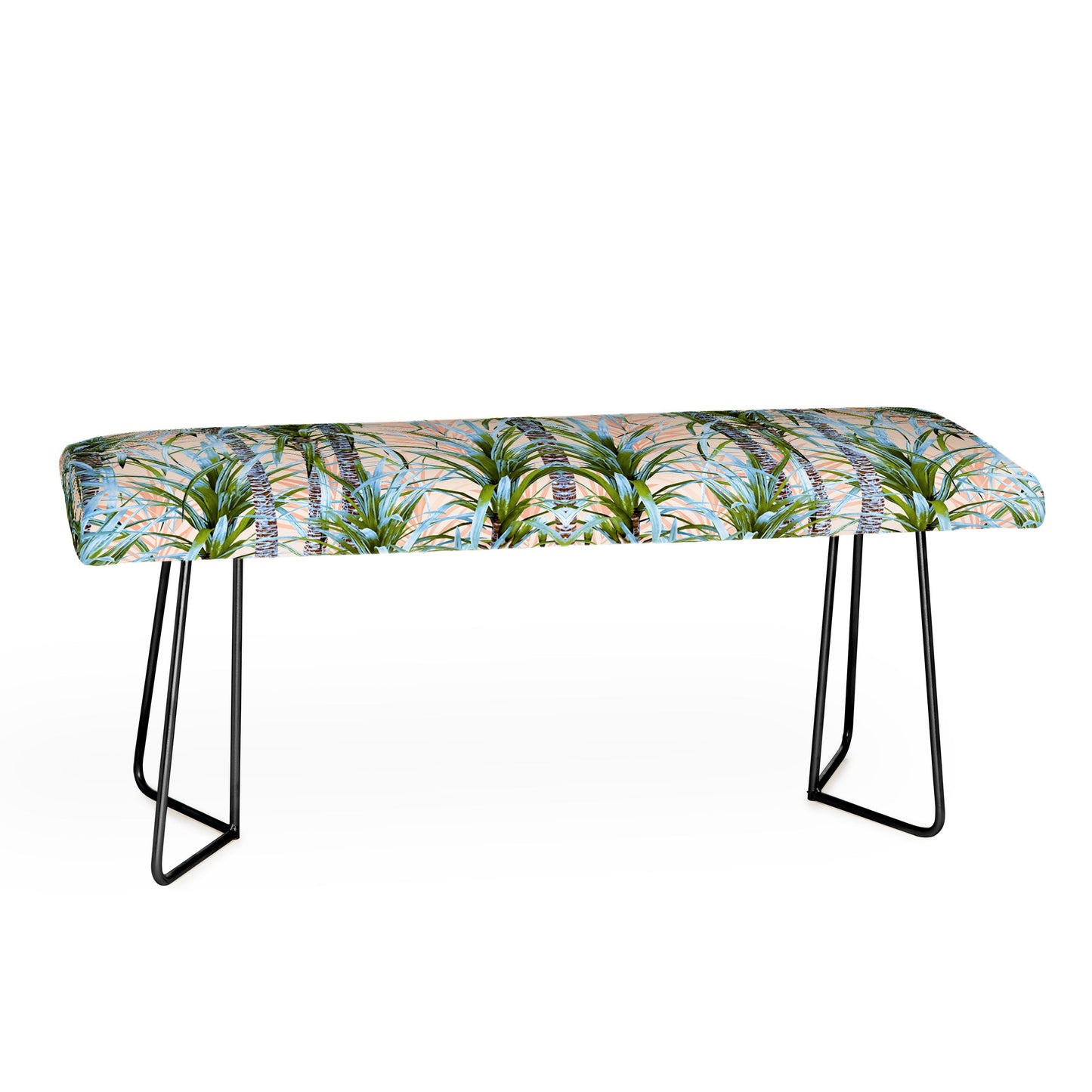Marta Barragan Camarasa Pastel palm trees Bench
