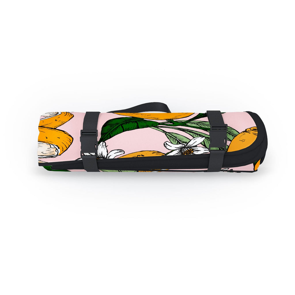 Marta Barragan Camarasa Succulent sweets oranges Picnic Blanket