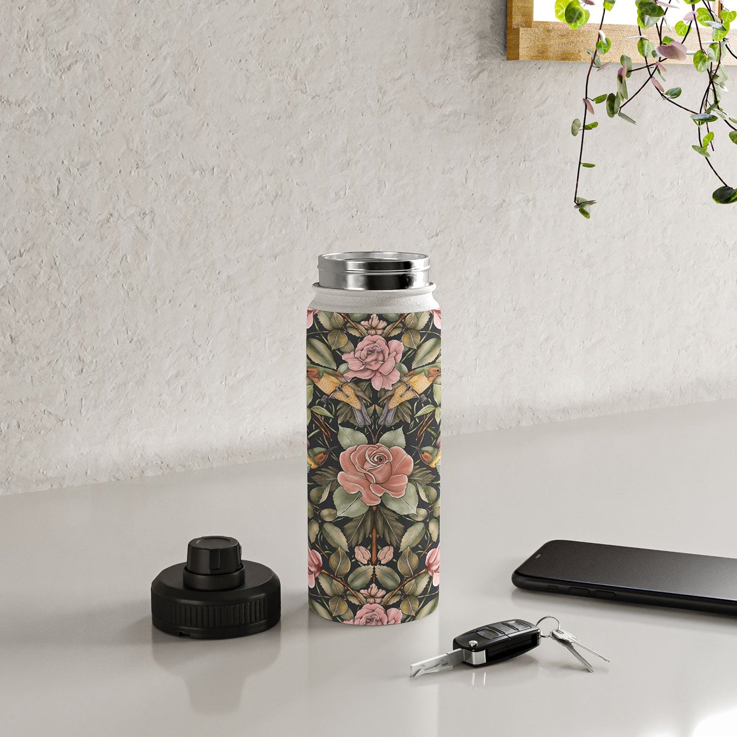 Marta Barragan Camarasa Victorian Garden Beauty Water Bottle