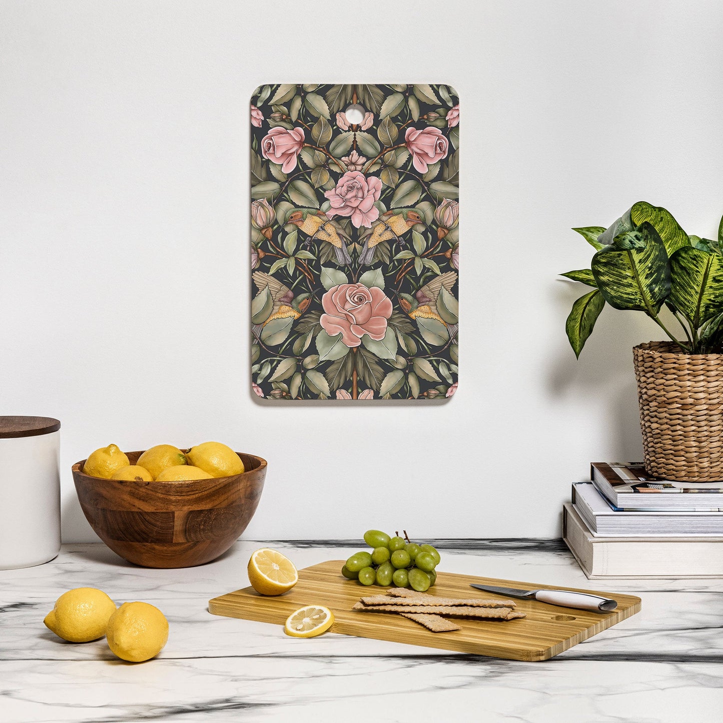 Marta Barragan Camarasa Victorian Garden Beauty Cutting Board Rectangle