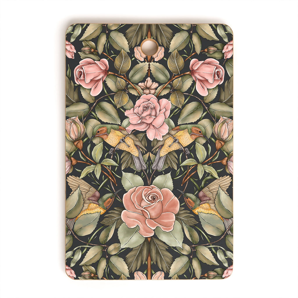 Marta Barragan Camarasa Victorian Garden Beauty Cutting Board Rectangle