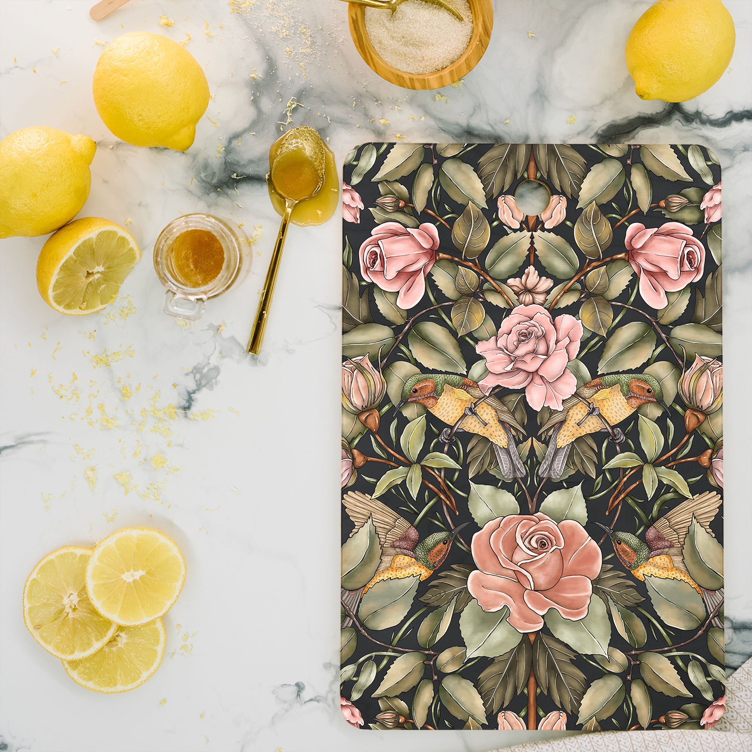 Marta Barragan Camarasa Victorian Garden Beauty Cutting Board Rectangle