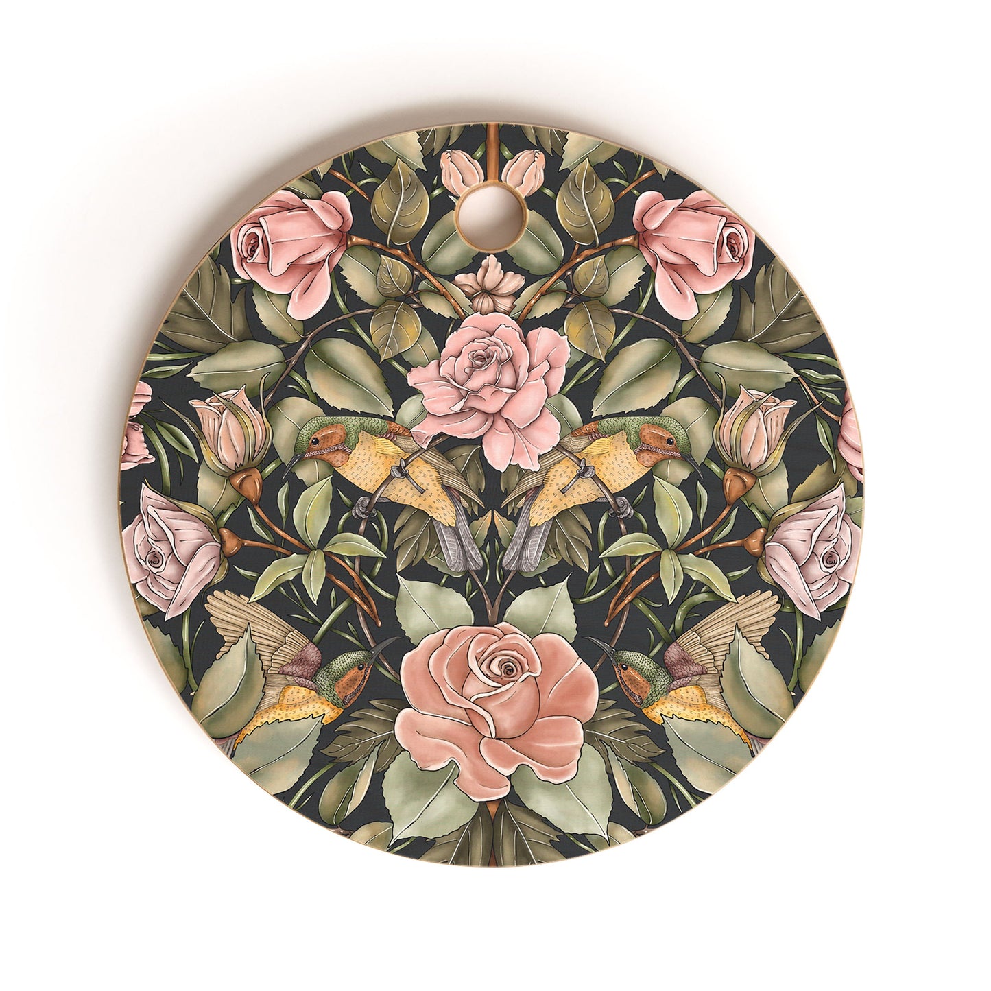 Marta Barragan Camarasa Victorian Garden Beauty Cutting Board Round