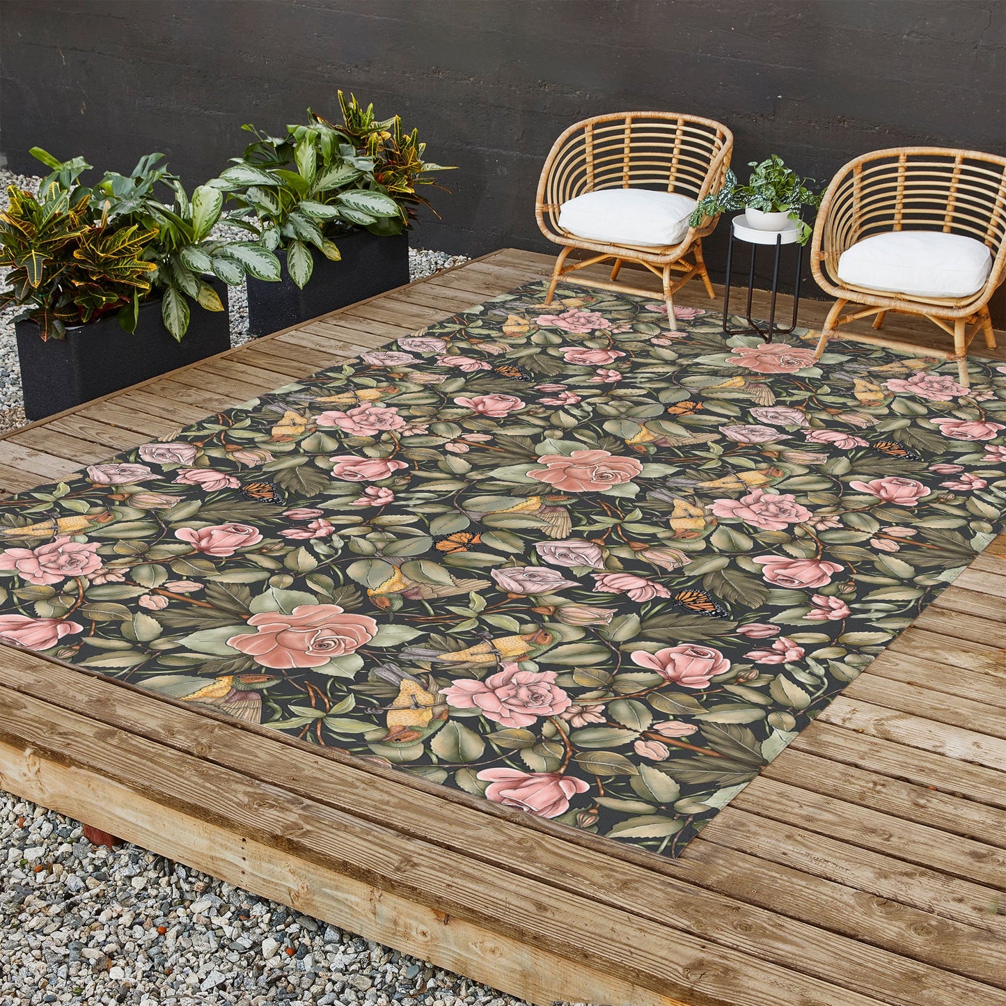 Marta Barragan Camarasa Victorian Garden Beauty Outdoor Rug