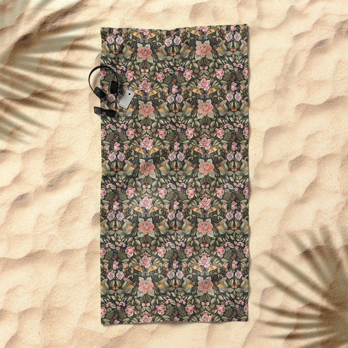 Marta Barragan Camarasa Victorian Garden Beauty Beach Towel