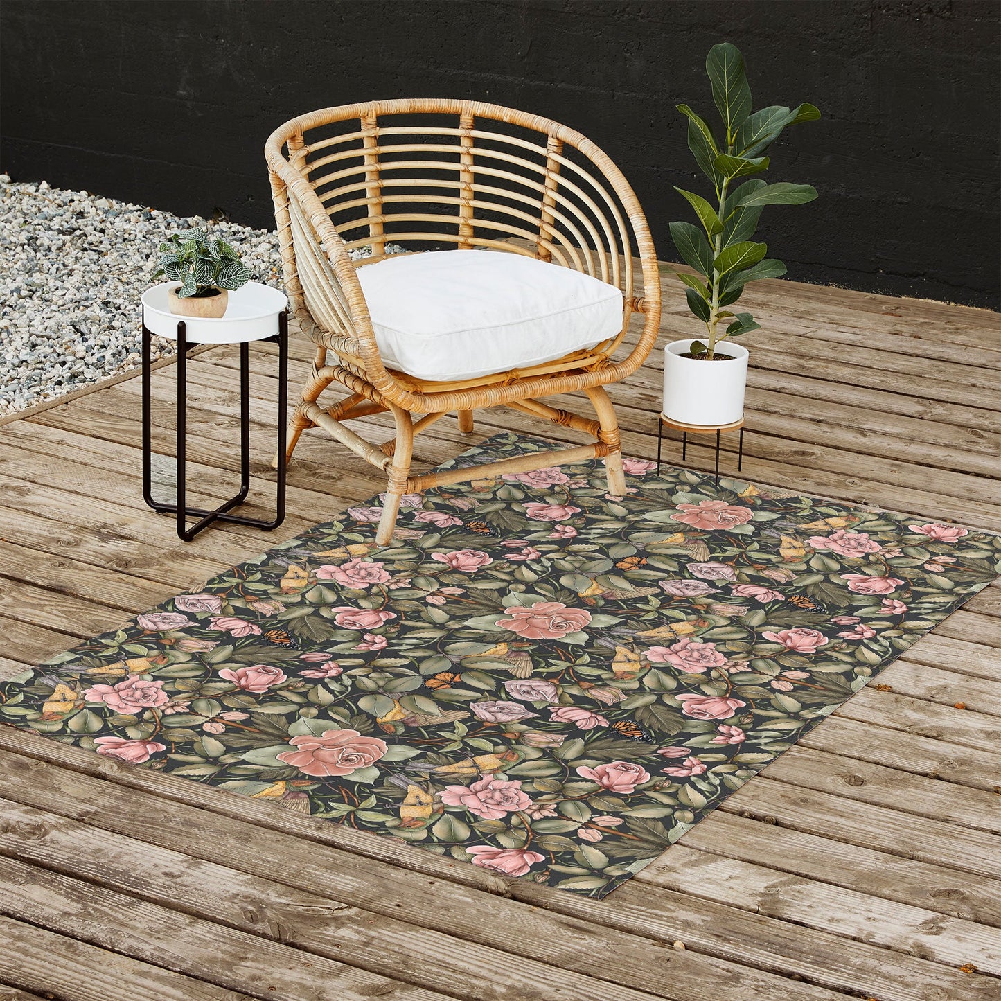 Marta Barragan Camarasa Victorian Garden Beauty Outdoor Rug