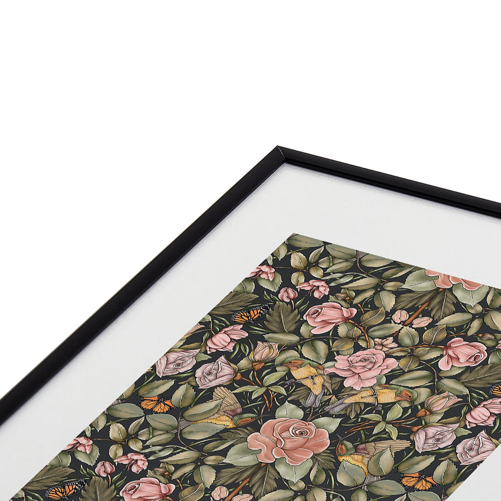 Marta Barragan Camarasa Victorian Garden Beauty Metal Framed Art Print