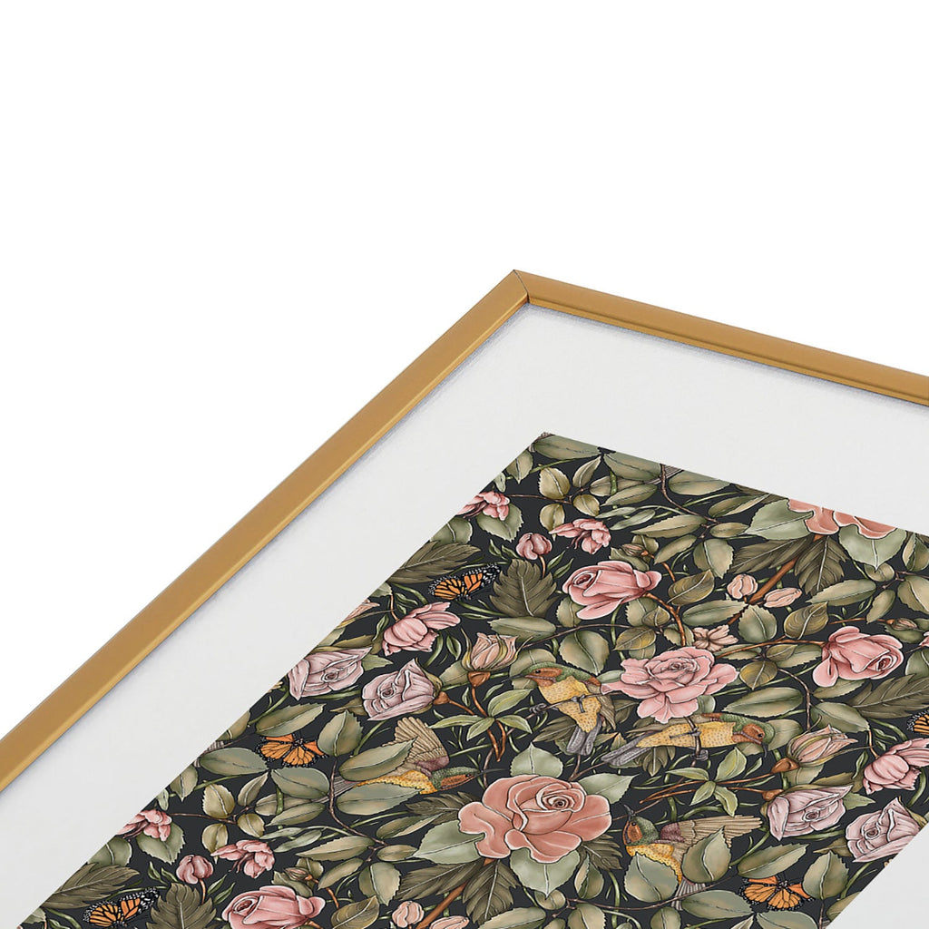 Marta Barragan Camarasa Victorian Garden Beauty Metal Framed Art Print
