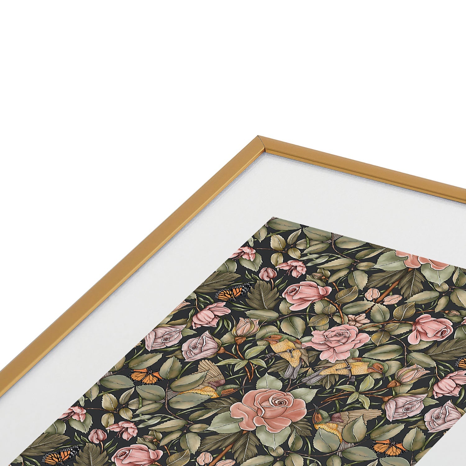 Marta Barragan Camarasa Victorian Garden Beauty Metal Framed Art Print