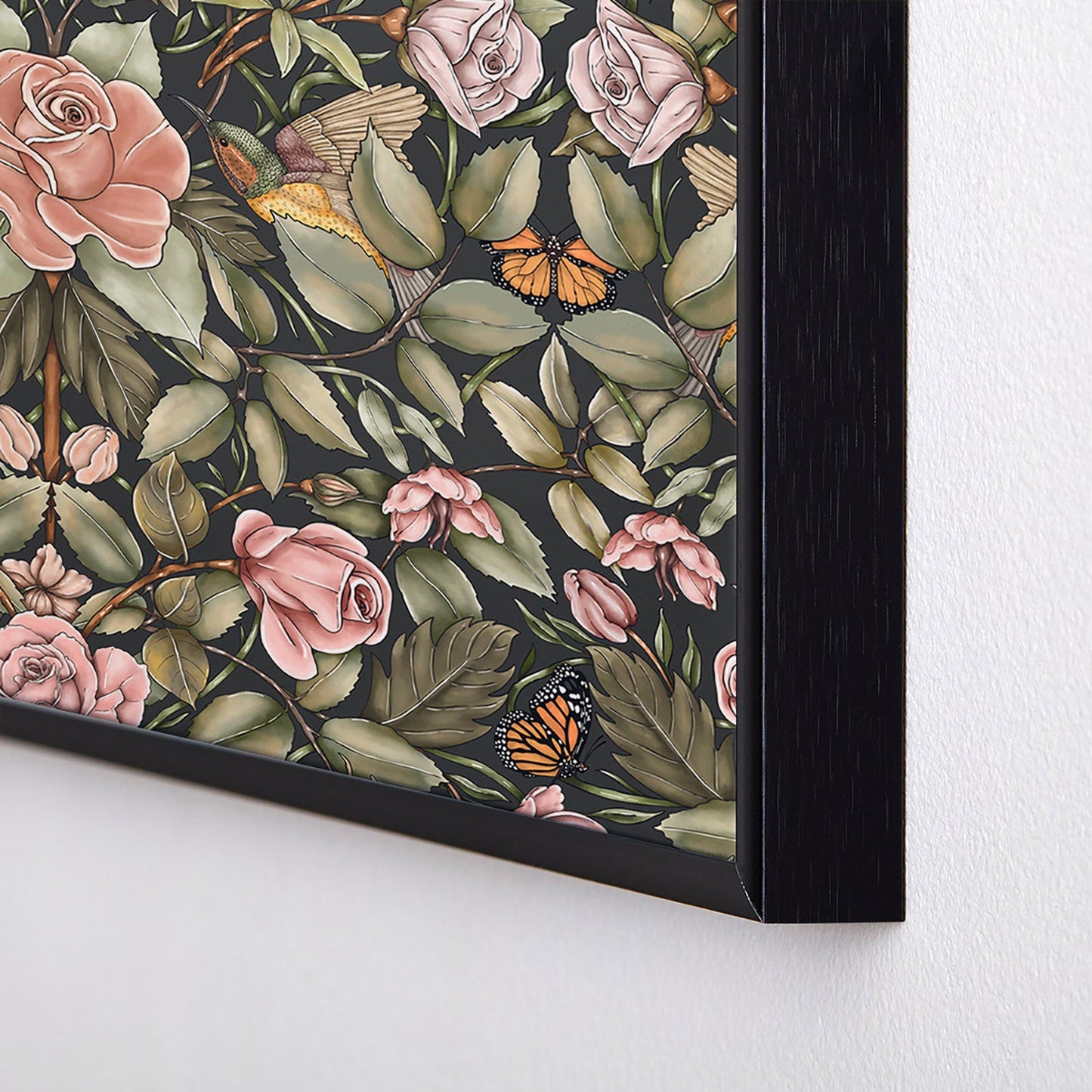 Marta Barragan Camarasa Victorian Garden Beauty Square Metal Framed Art Print