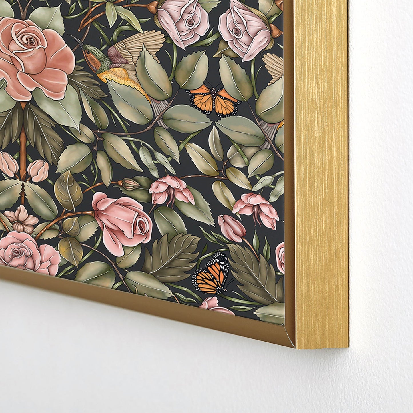 Marta Barragan Camarasa Victorian Garden Beauty Square Metal Framed Art Print