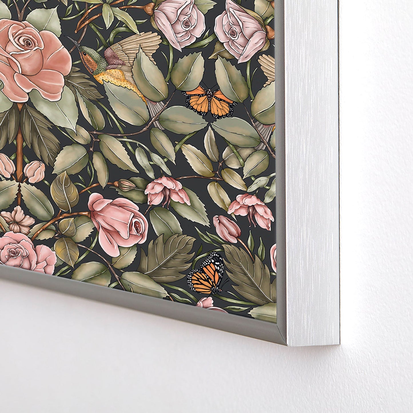 Marta Barragan Camarasa Victorian Garden Beauty Square Metal Framed Art Print