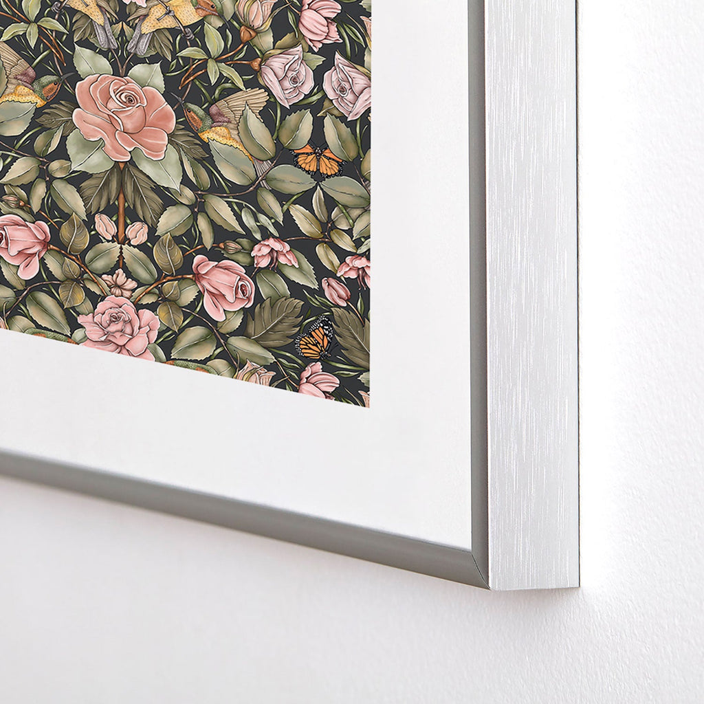 Marta Barragan Camarasa Victorian Garden Beauty Metal Framed Art Print