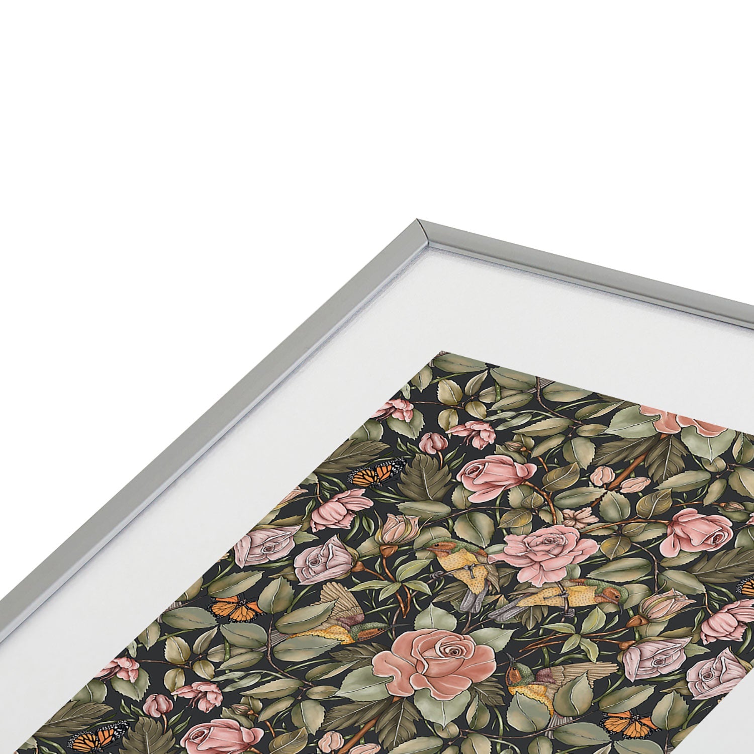 Marta Barragan Camarasa Victorian Garden Beauty Metal Framed Art Print